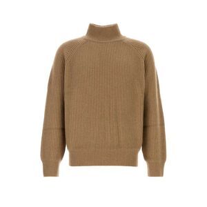 Le Kasha Men Camel Cashmere Lette Sweater